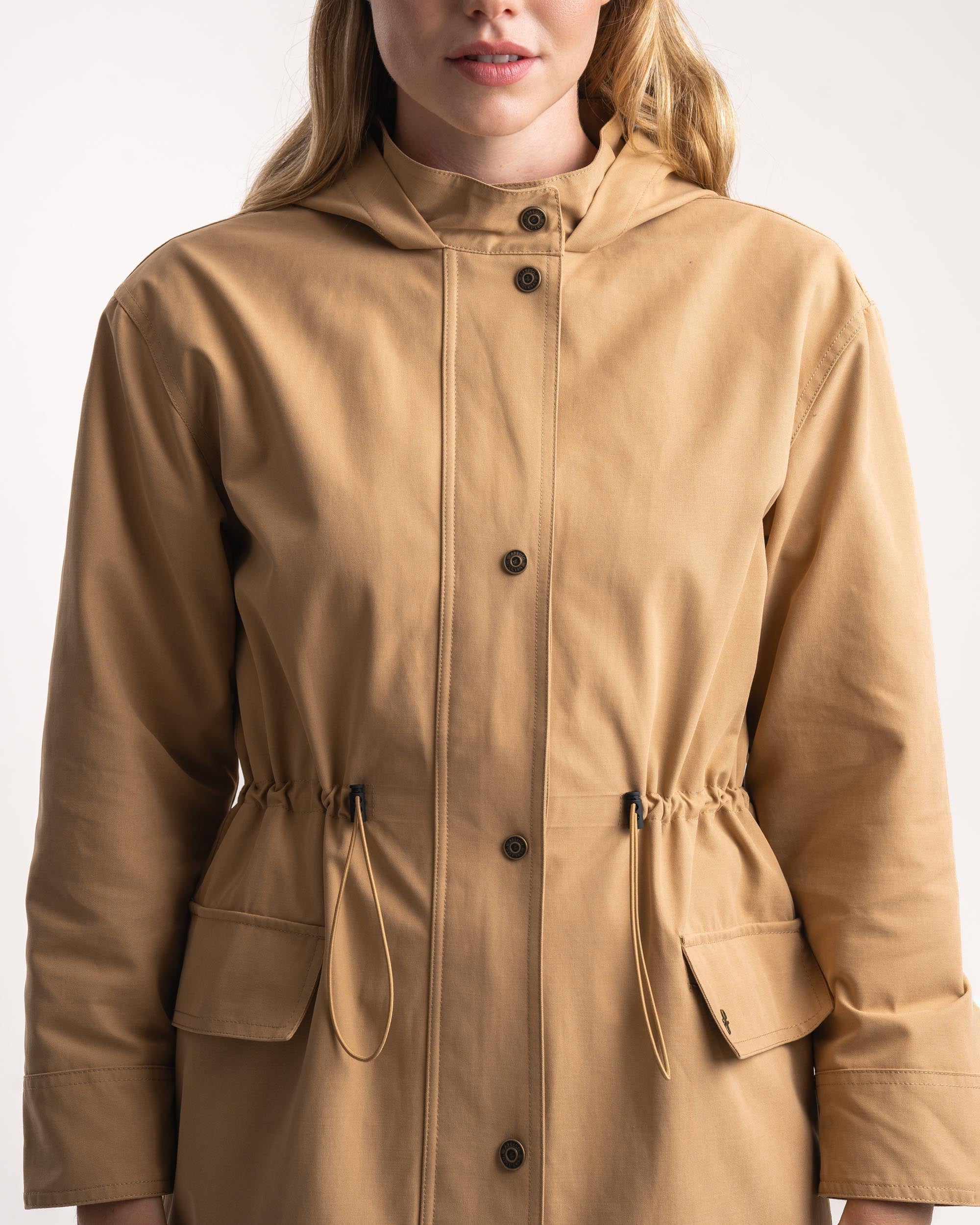 Dames trenchcoat - Kameel