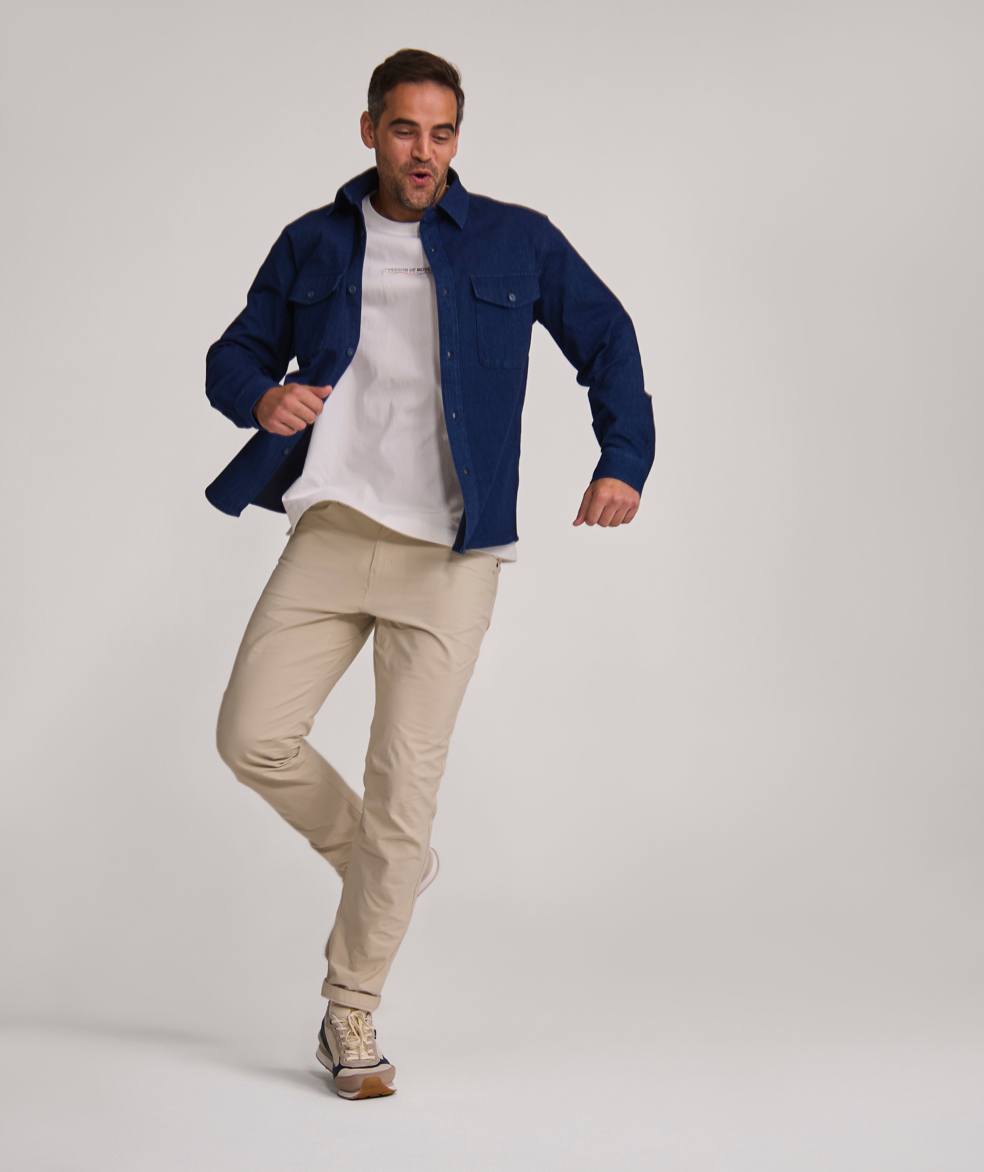 Mens FreeMotion Trousers - Sand