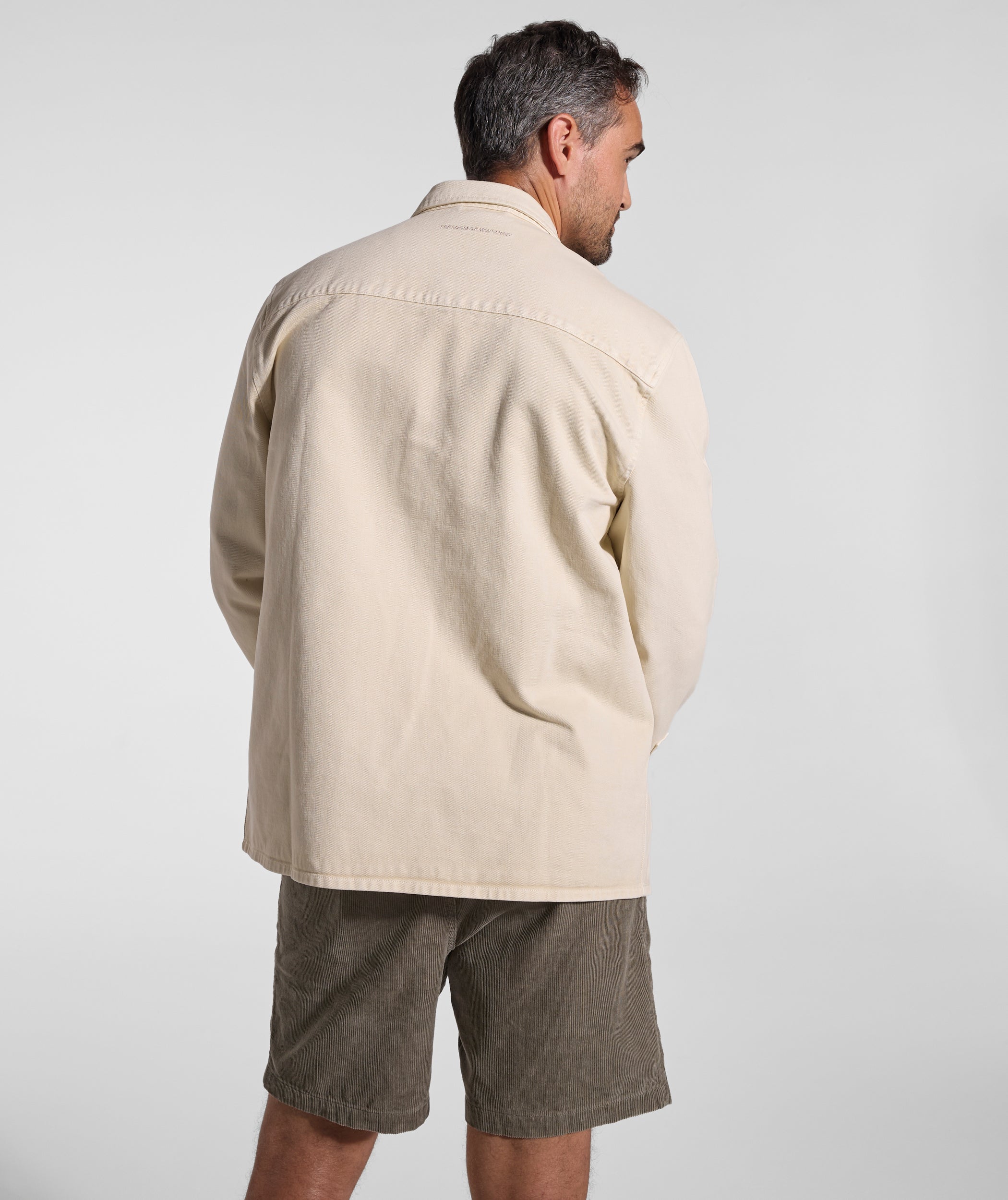 Mens Denim Jacket - Ecru