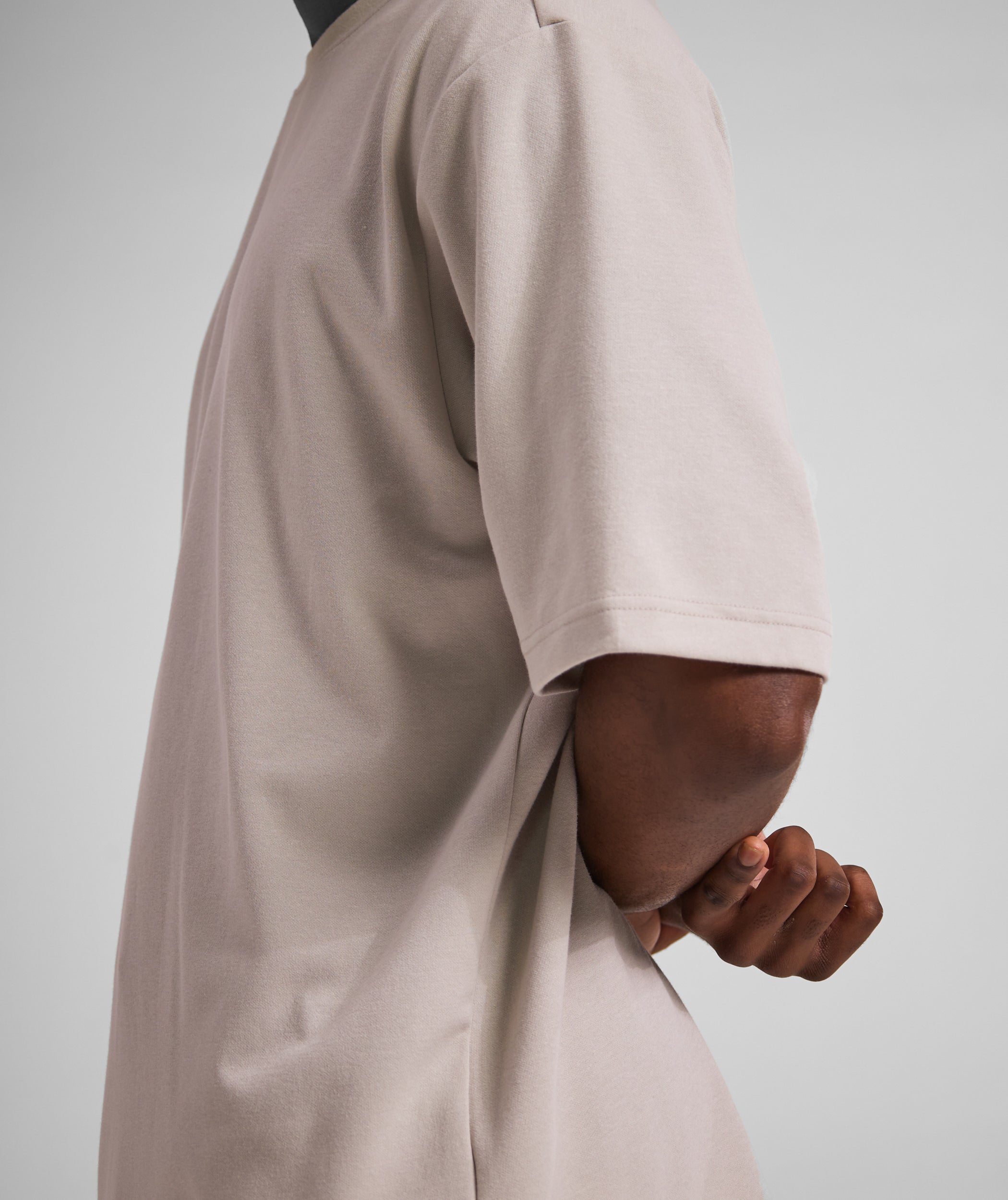 Mens FreeMotion Interlock Tee- Ecru