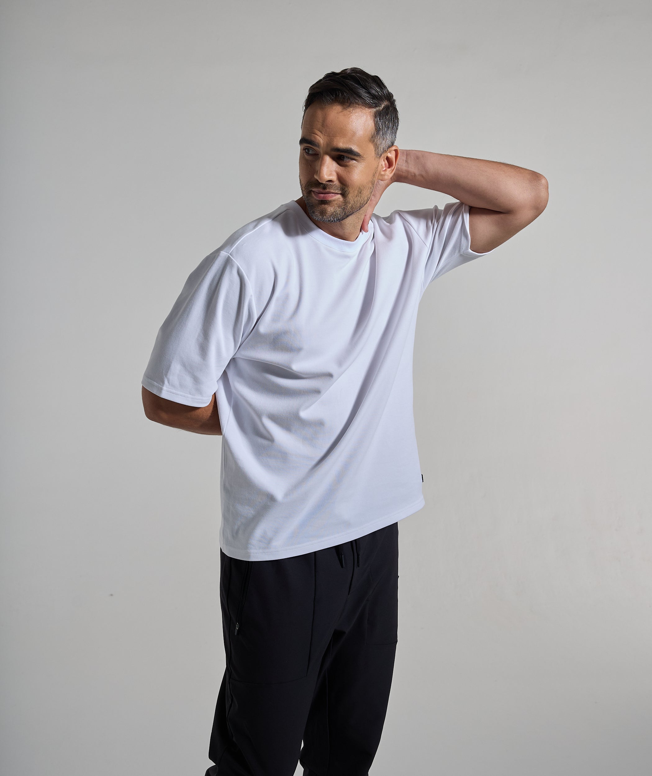 Mens FreeMotion Relaxed Tee - White