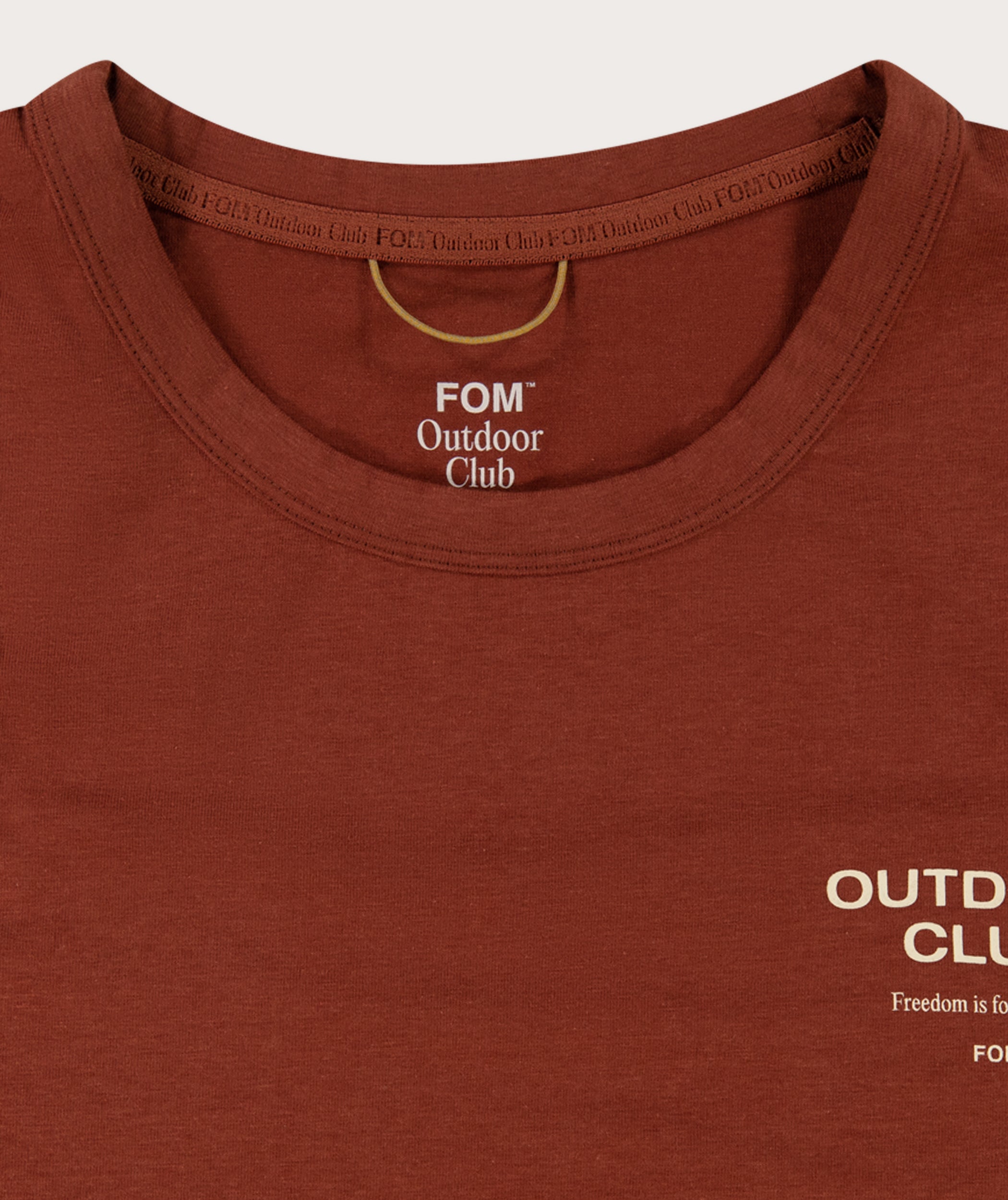 Heren Veelzijdig Outdoor T-shirt - Redwood