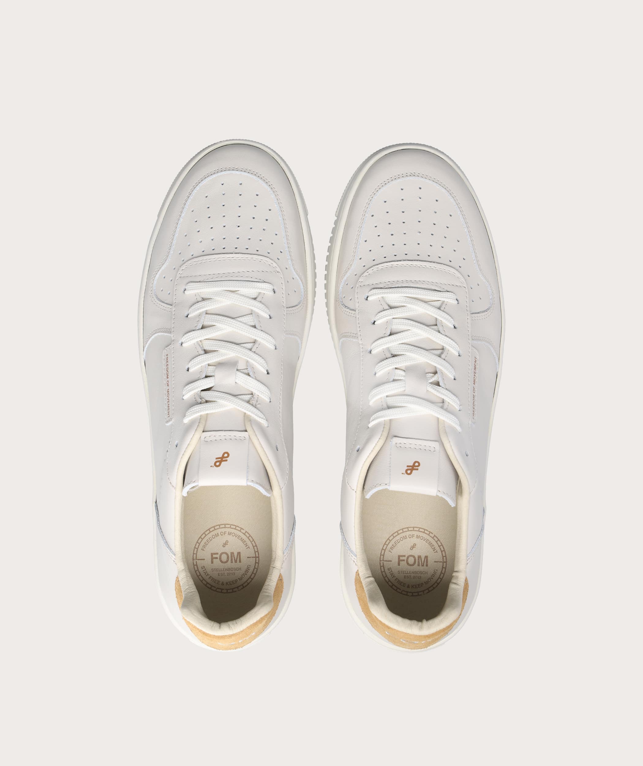 FOM Ladies Trainers Off-White/ Scotch