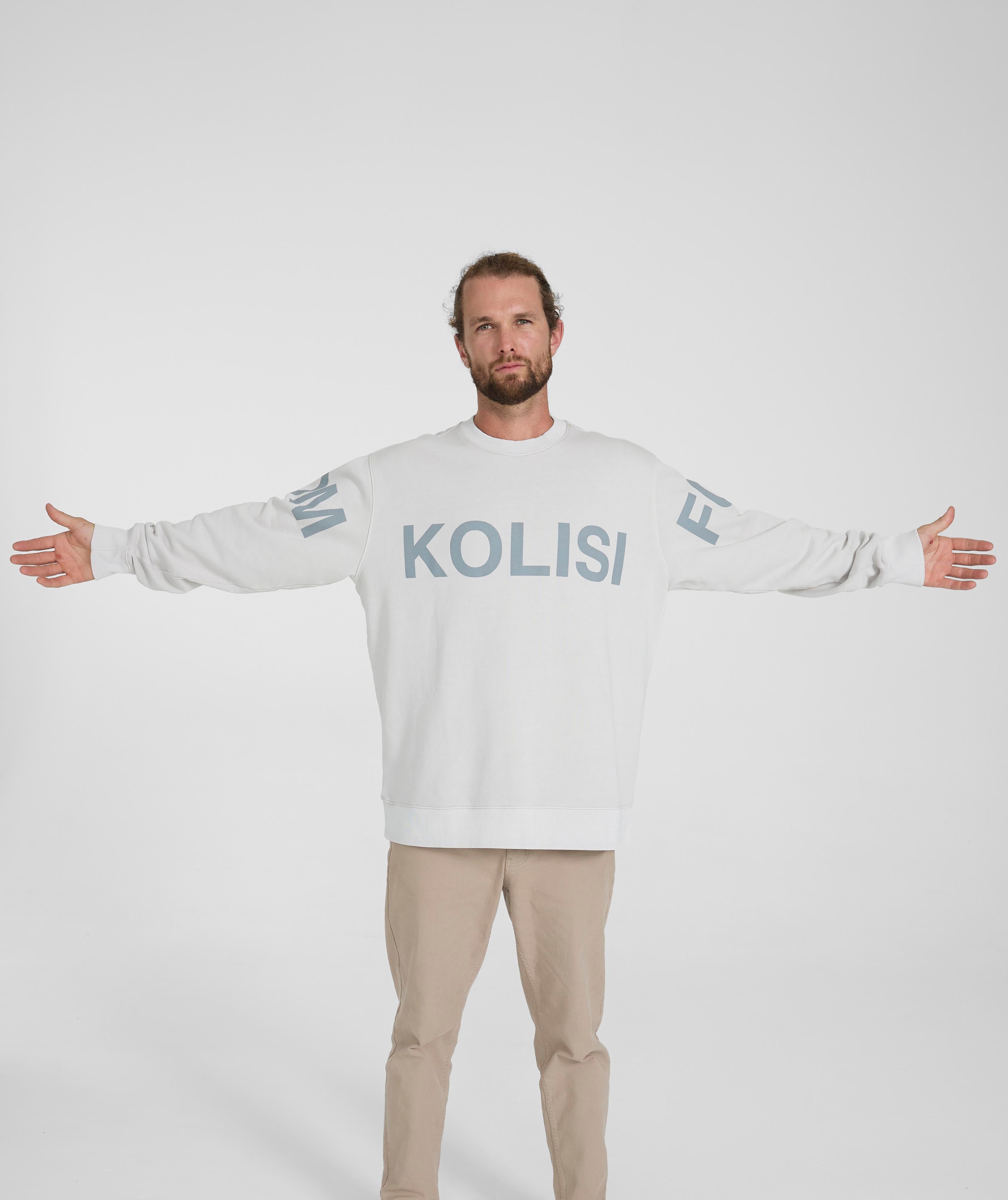 FOM x Kolisi - Mens Crew Neck Tee - Ivory