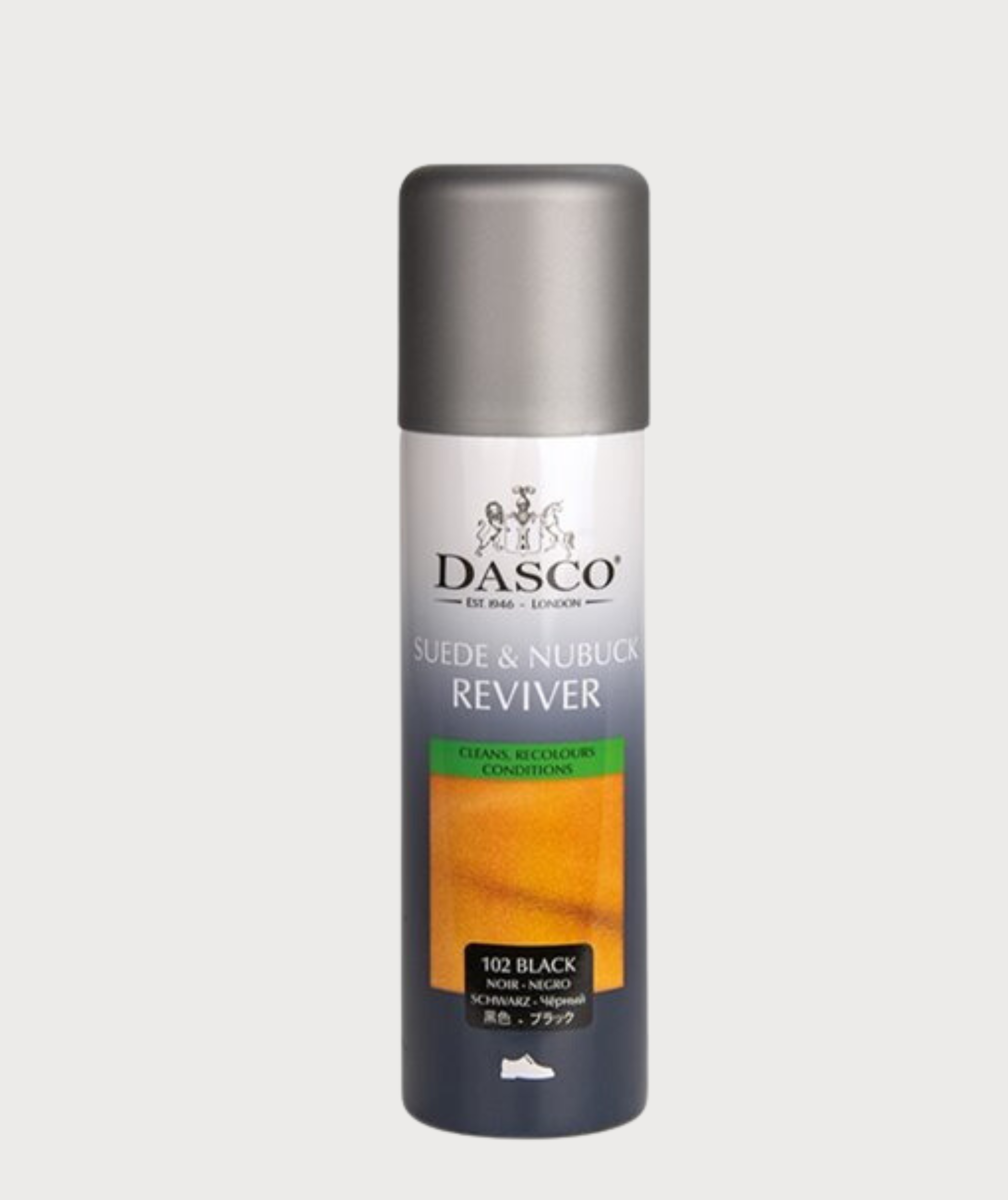 Suède &amp; Nubuck Reviver Dasco Zwart