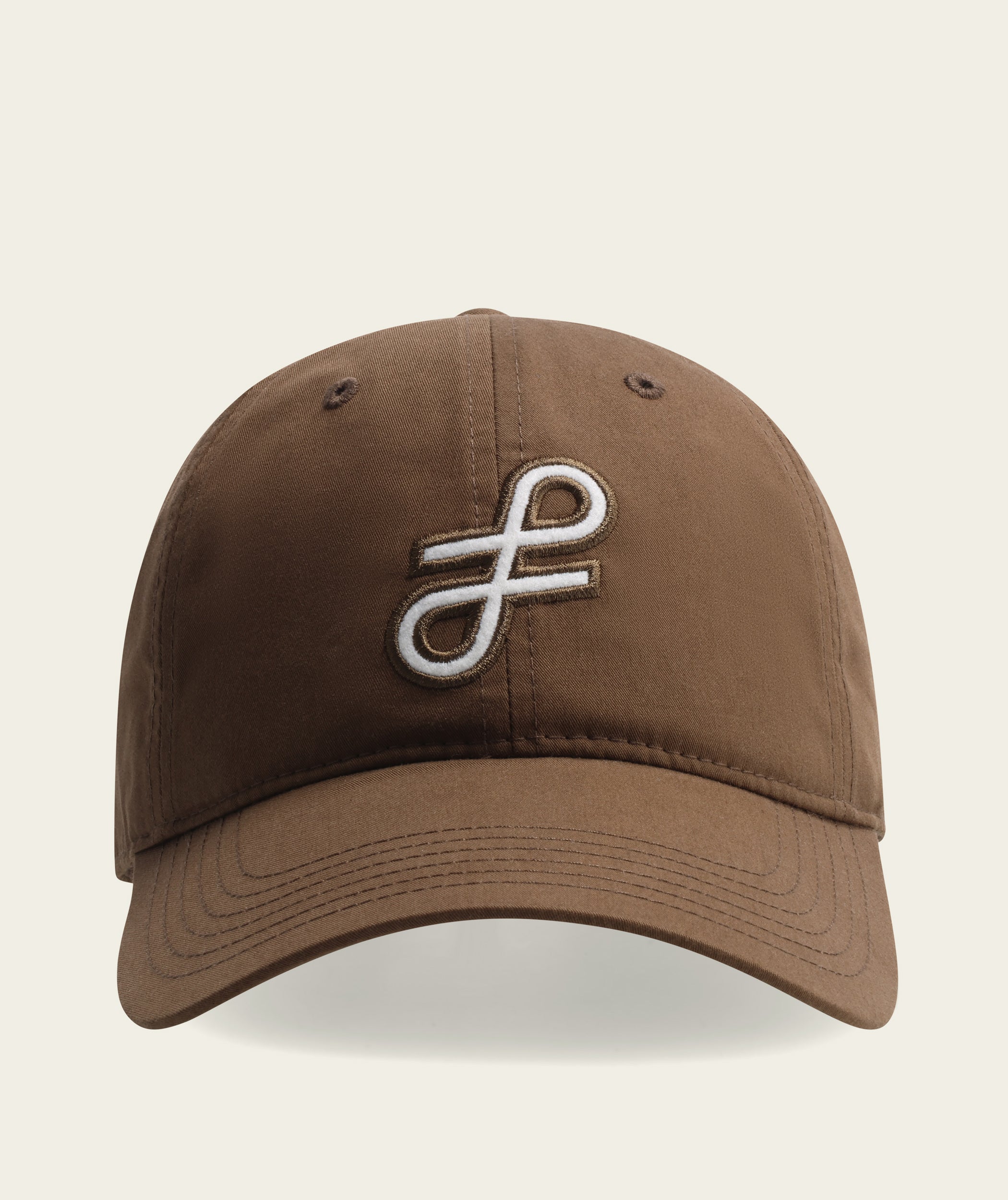 Unstructured 6 Panel Cap - Dark Tan