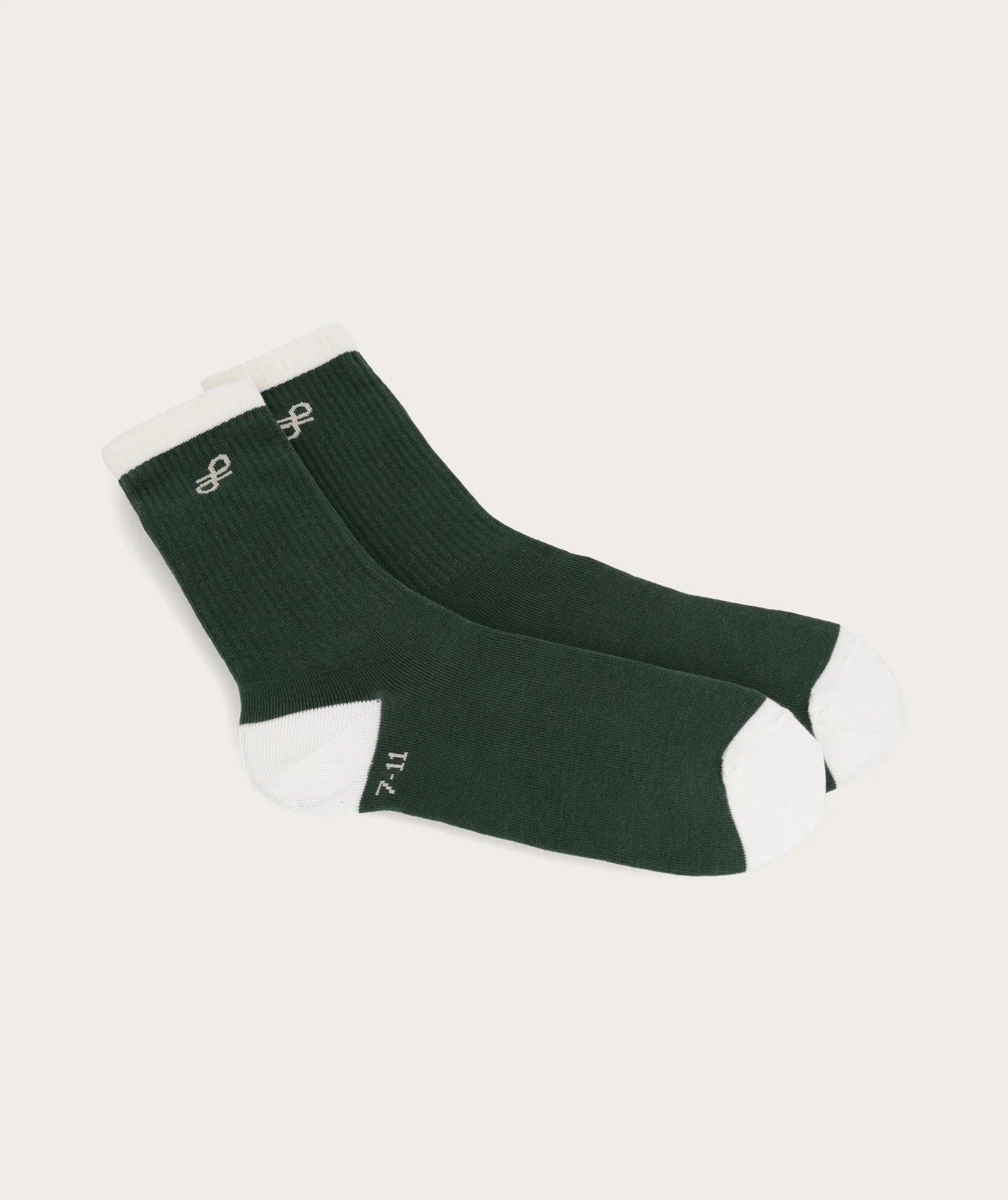 Socken FOM Crew Doppelpack - Khaki &amp; Schwarz (Größe 7-11)