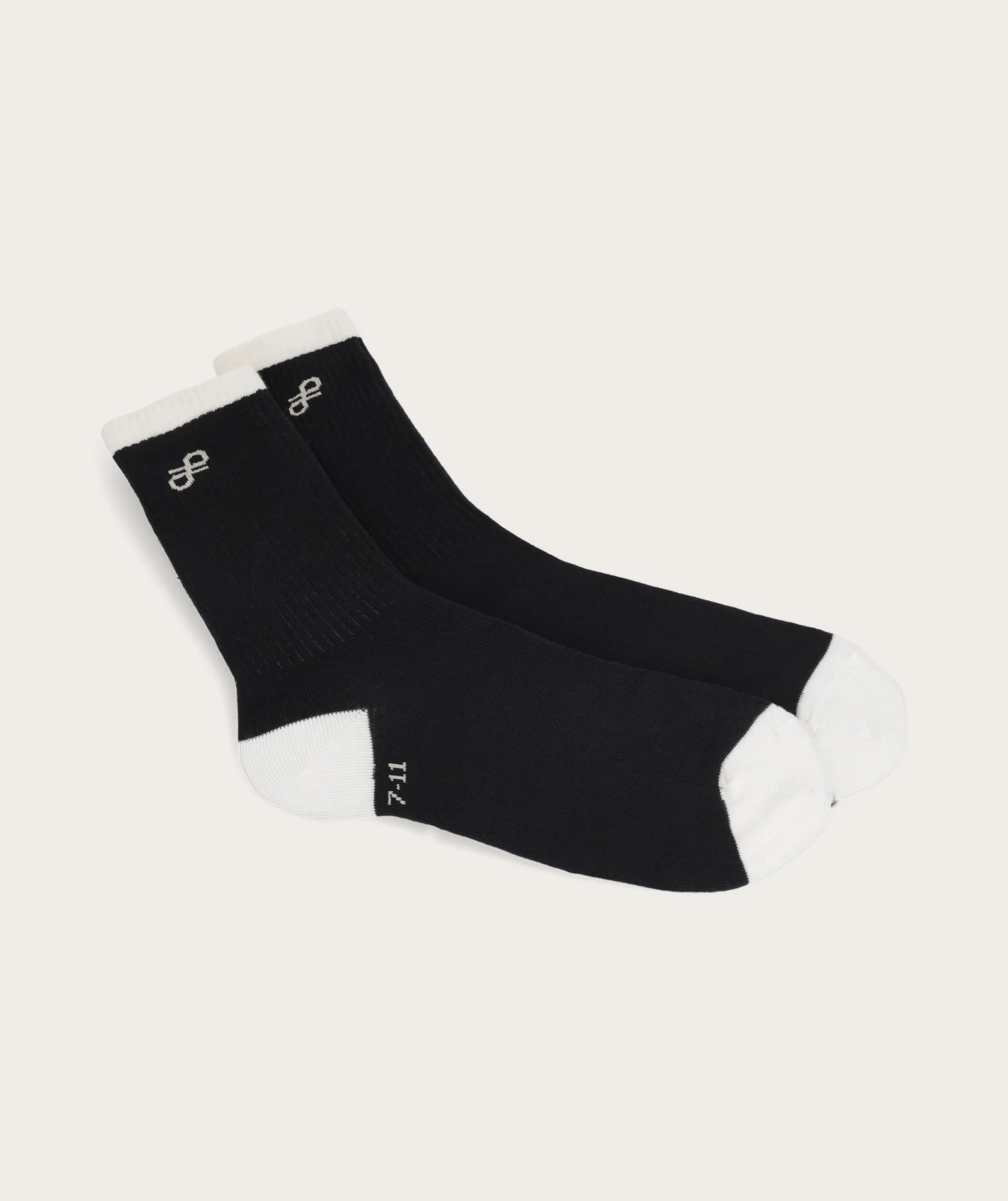 Socken FOM Crew Doppelpack - Khaki &amp; Schwarz (Größe 7-11)