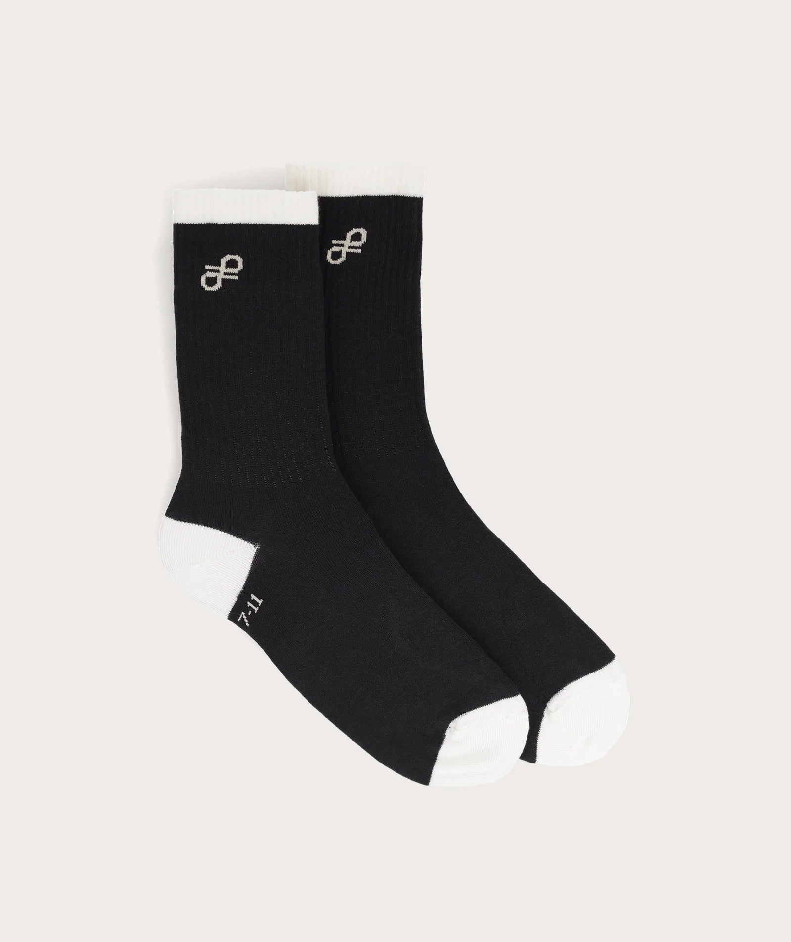 Socken FOM Crew Doppelpack - Khaki &amp; Schwarz (Größe 7-11)