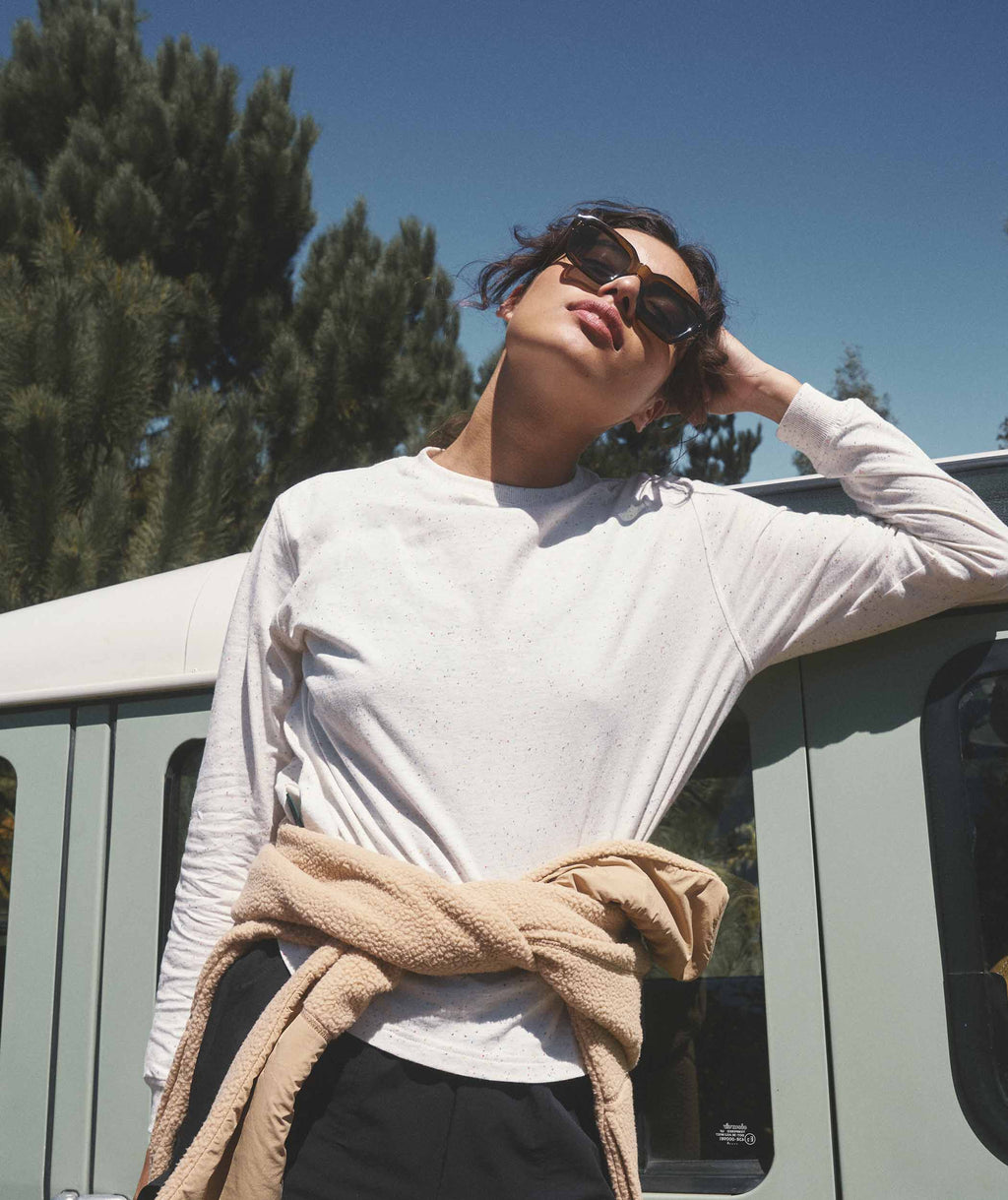 Outdoor Long Tee Speckled