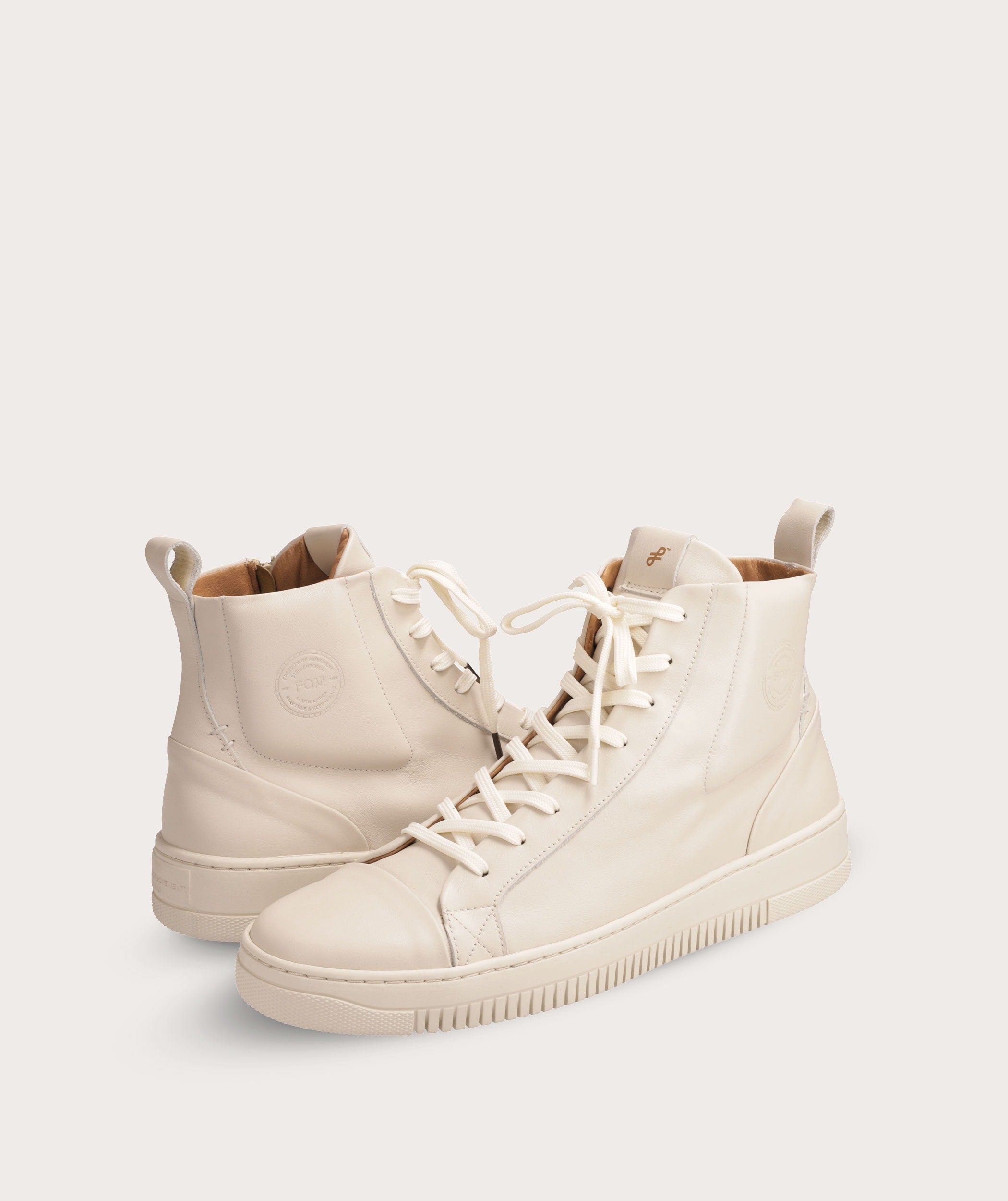 FOM Ladies High Tops Off White