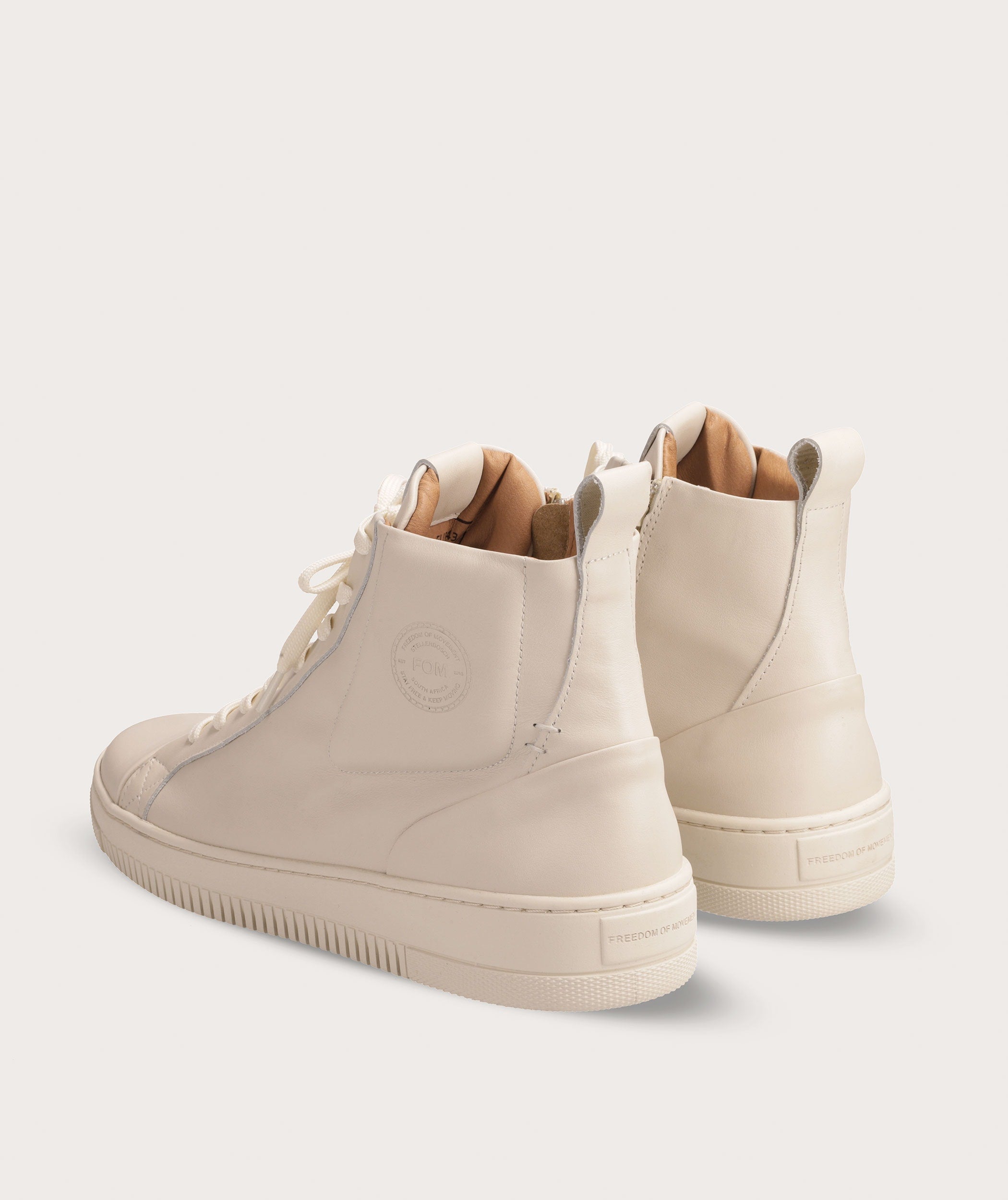 FOM Ladies High Tops Off White